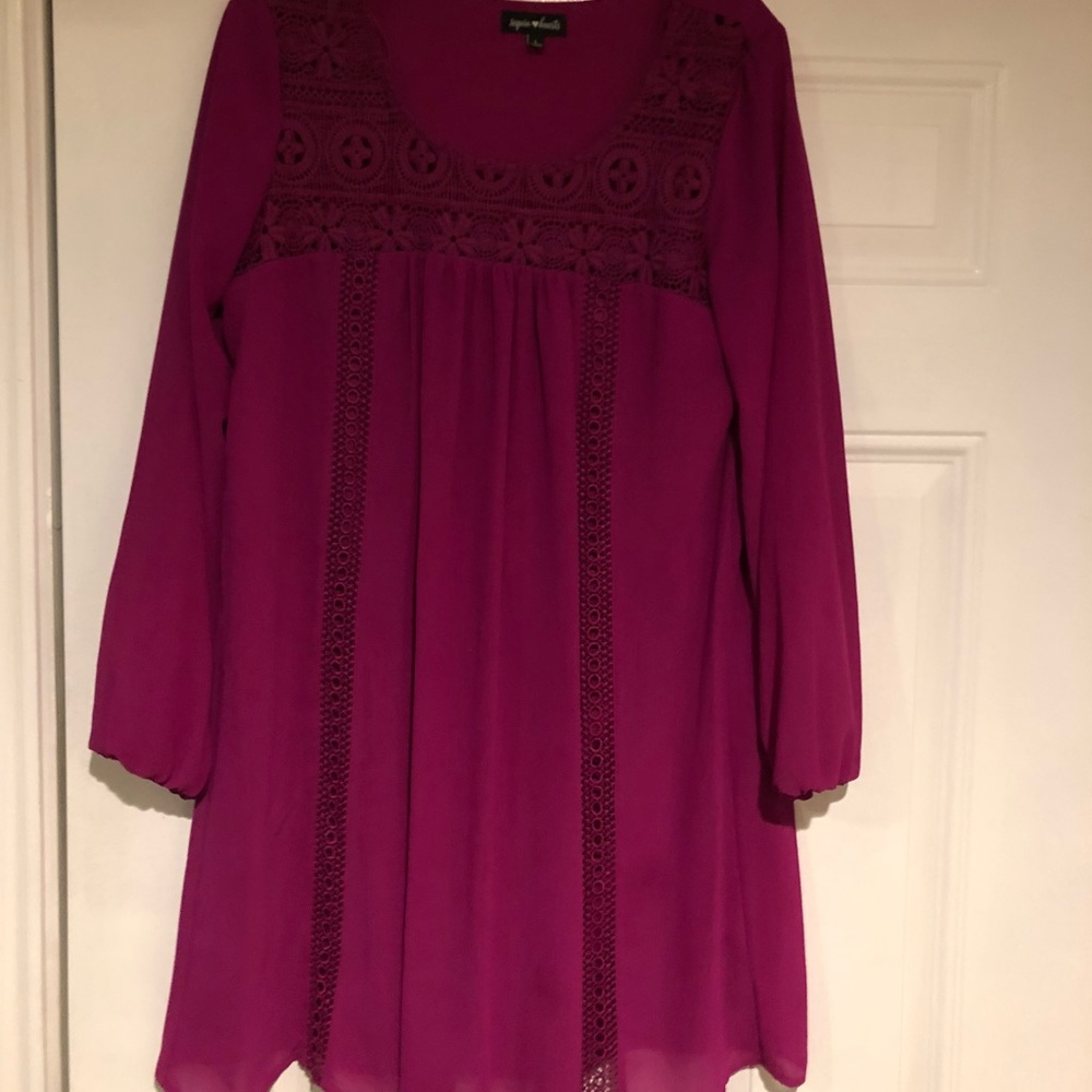 Sequin Hearts sz. L dress fuschia (purple-pink)